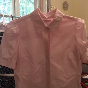 Banana republic shirt cap sleeve button down